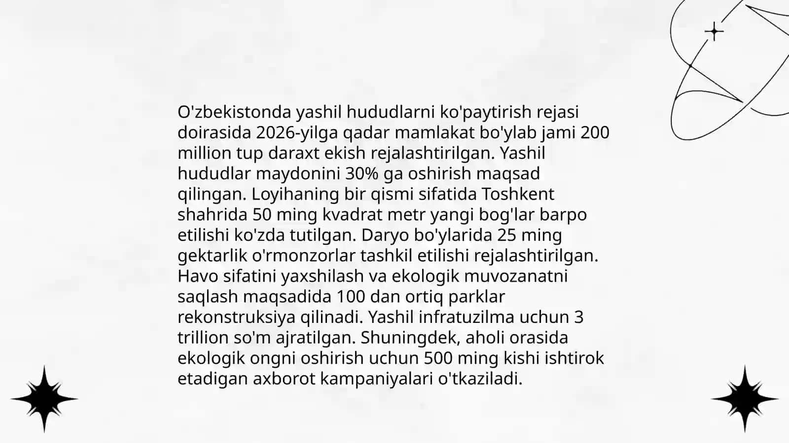 Yashil makon dasturi 4