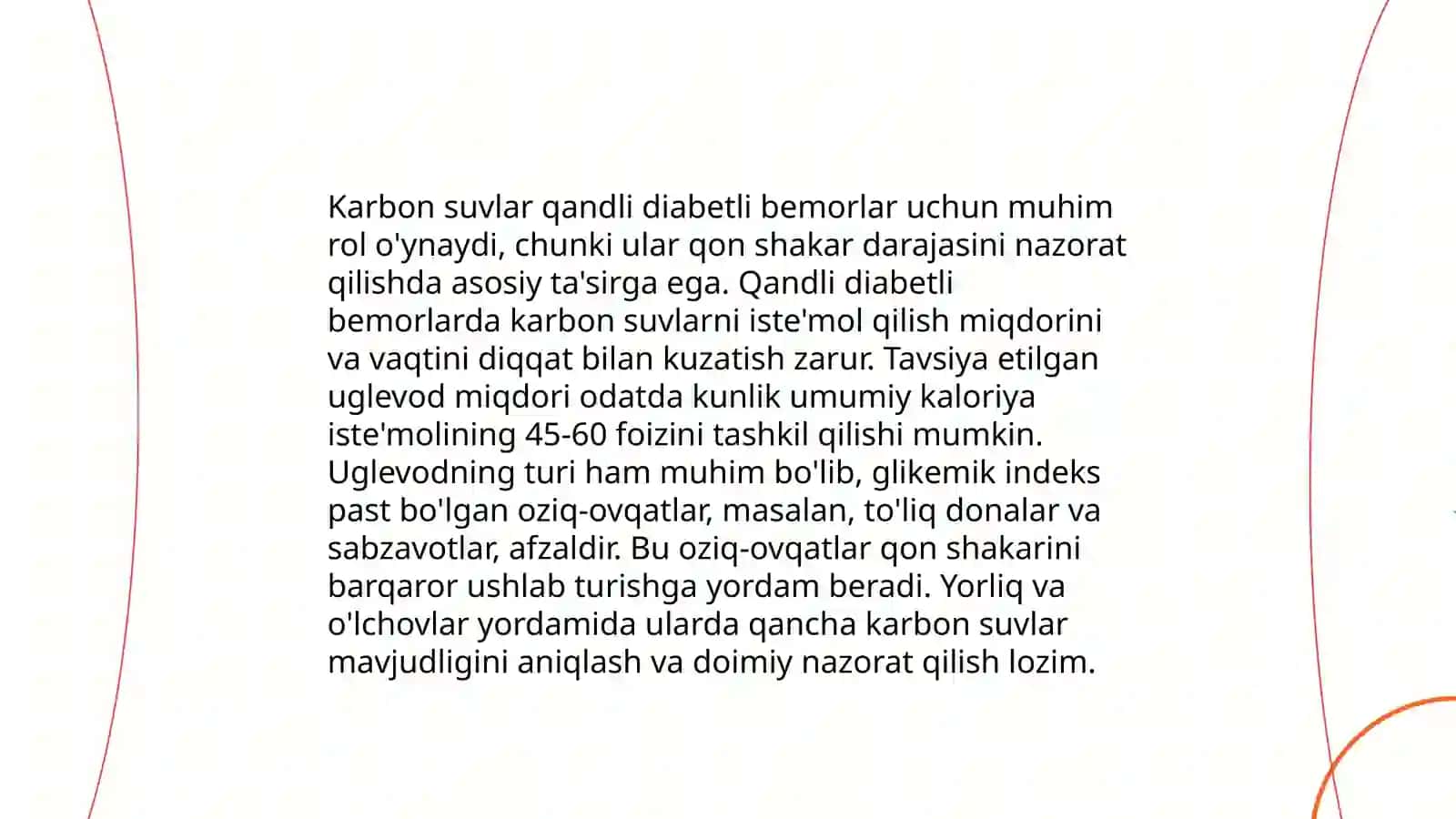 Qandli diabetda karbon suvlar, yog'lar va oqsillar almashinuvining buzilishi 4