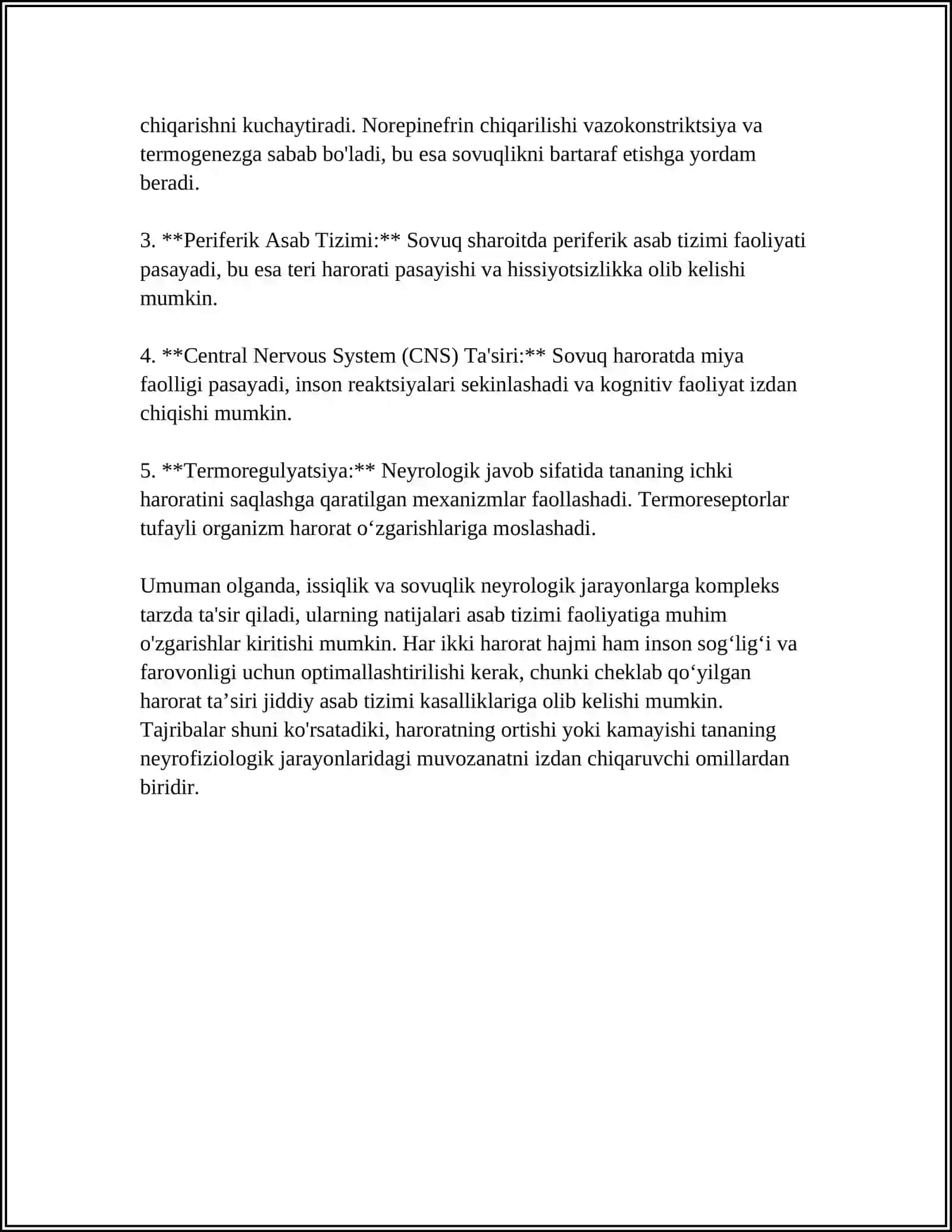 HARORAT VA BOSHQA OMILLARNING NETIROLOGIK XUSUSIYATLARGA TASIRI 4