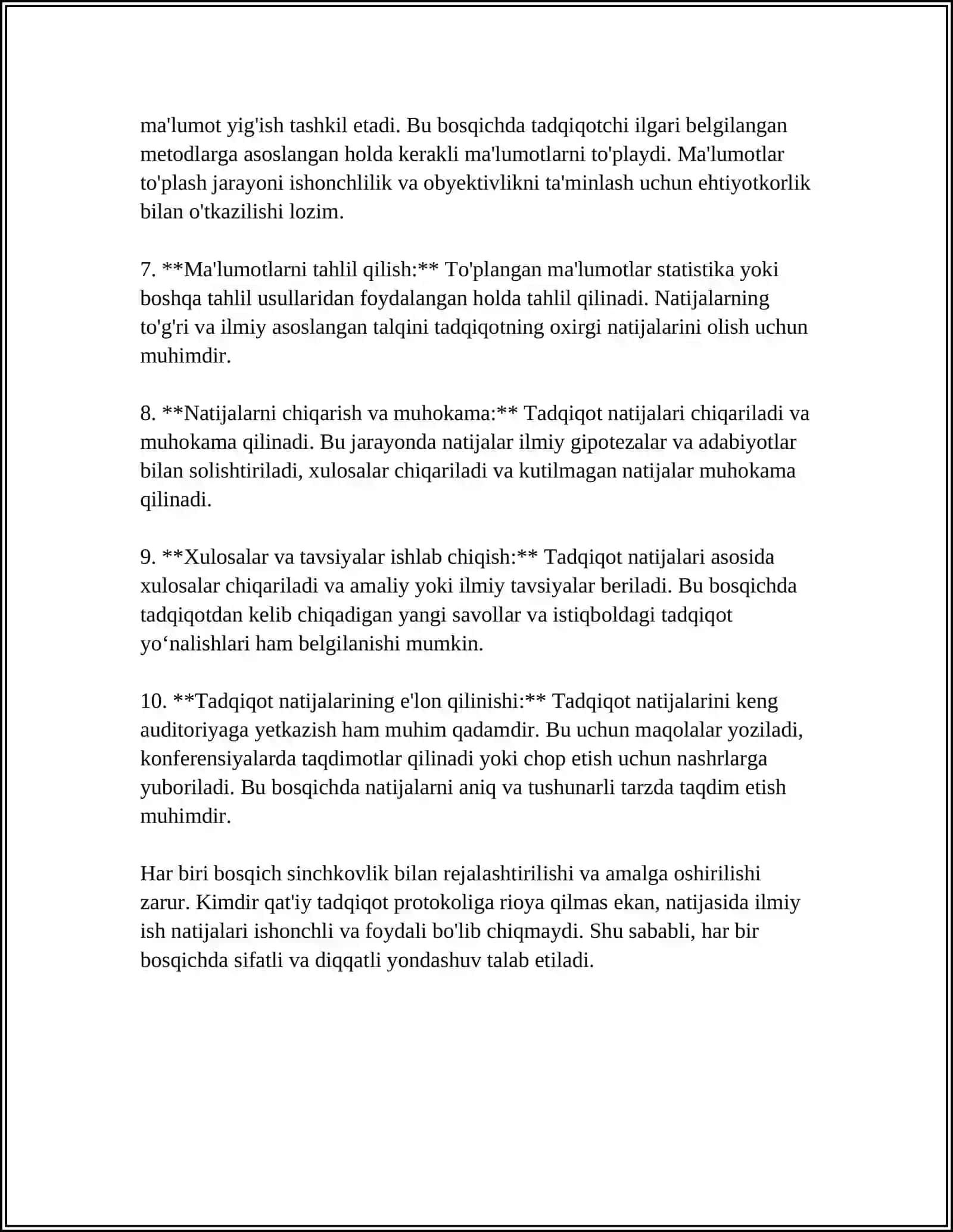 TAQDIQOTLAR OLIB BORISH JARAYONI VA UNI TASHKIL ETISH 4