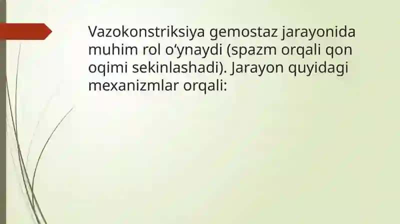 MAHALLIY GEMOSTAZ UCHUN ZAMONAVIY DORI VOSITALARI. QON O’RNINI BOSUVCHI SUYUQLIKLAR 4