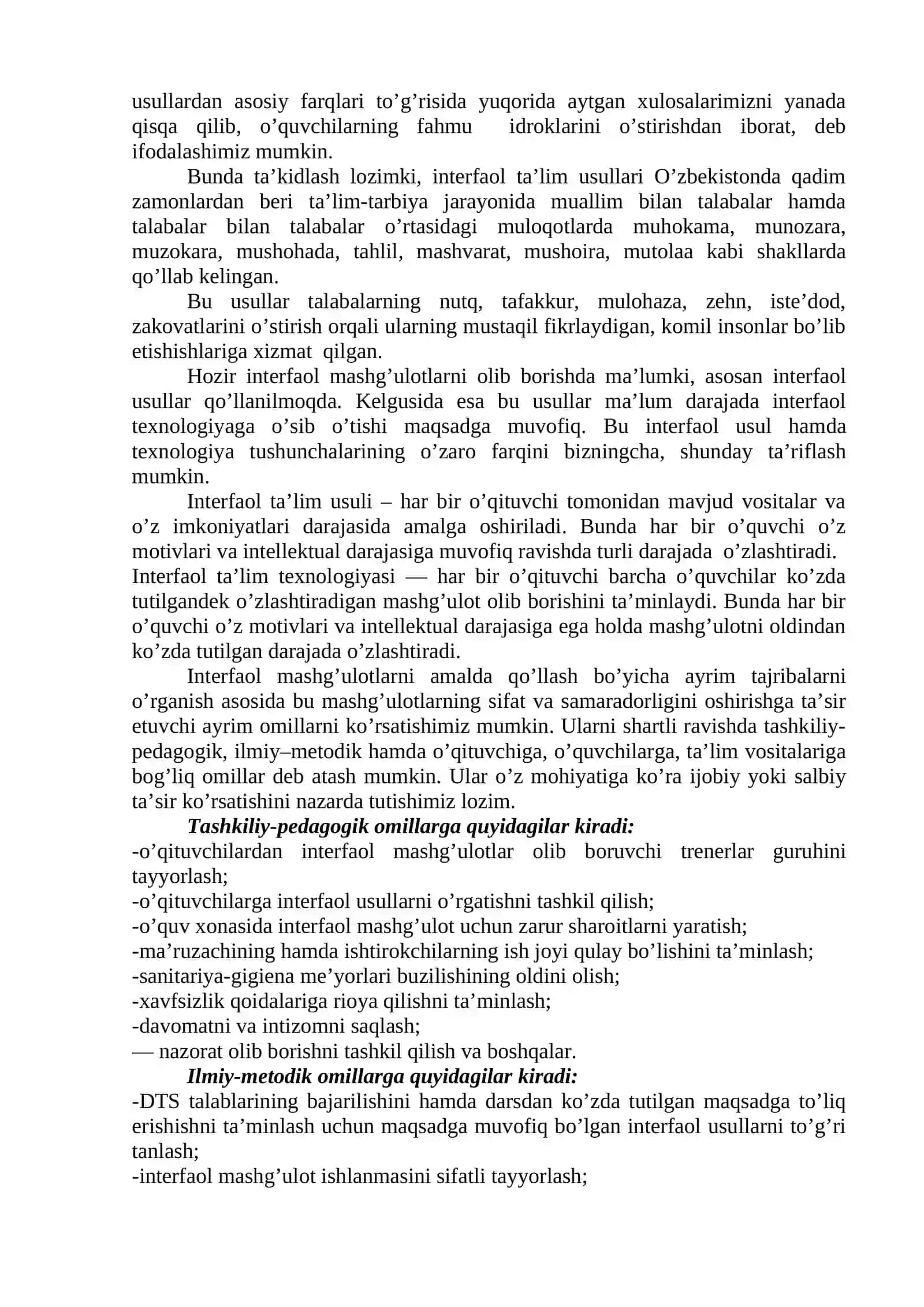 O‘quvchilar natijalarini baholash metodikasi va amaliyoti 4