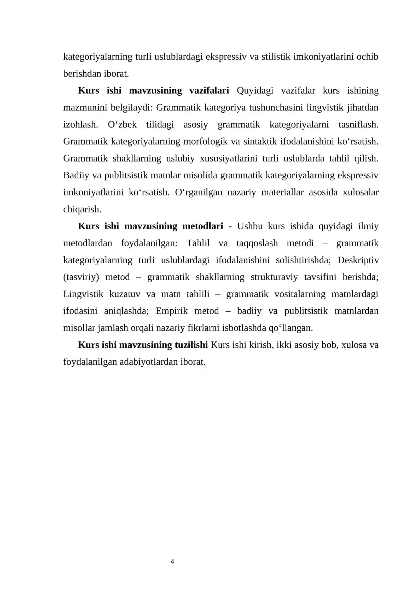 Grammatik kategoriyalar va ularning uslubiy xususiyatlari 4