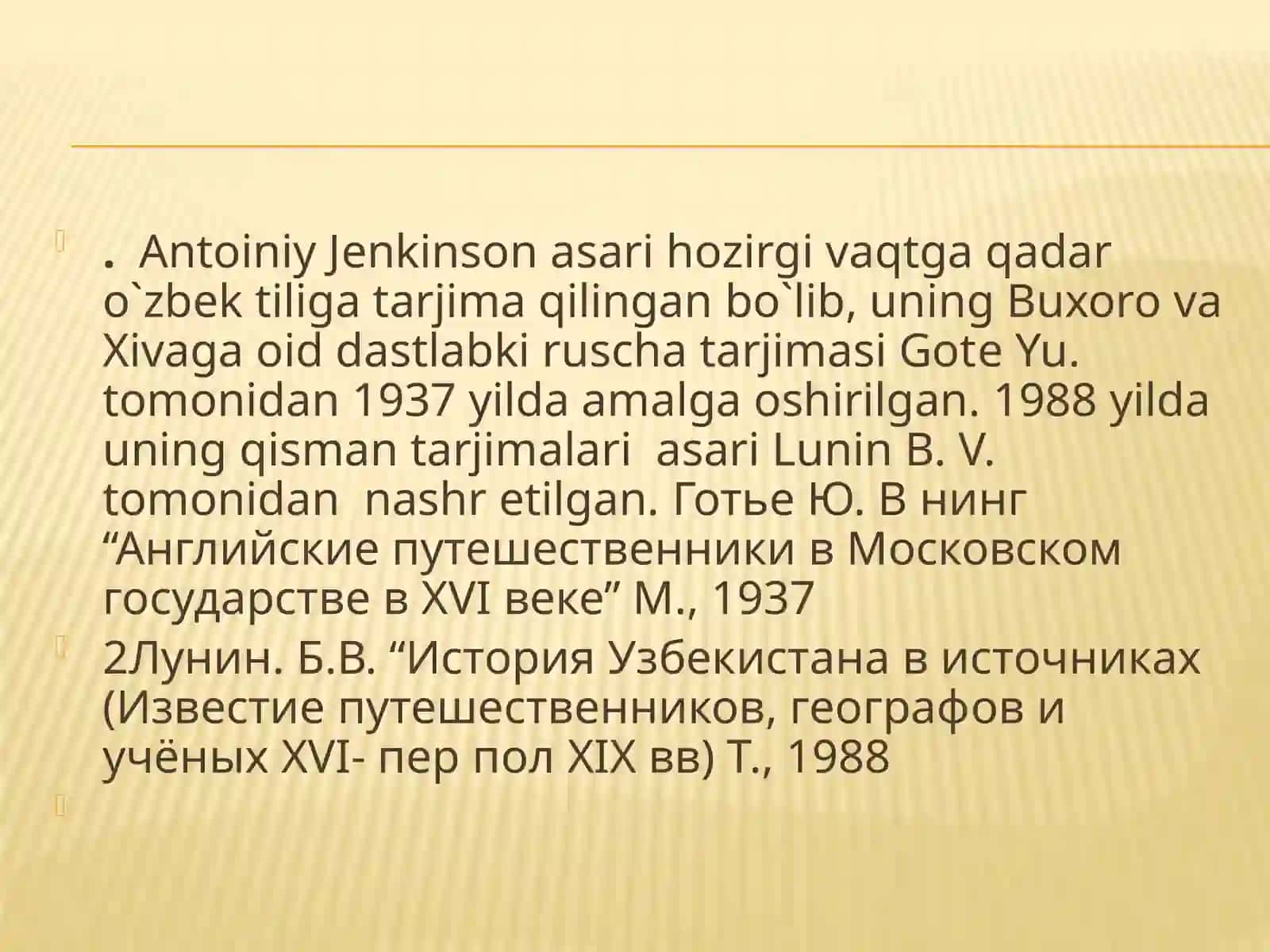 O’ZBEKISTON TARIXIDAN KURS ISHI 4