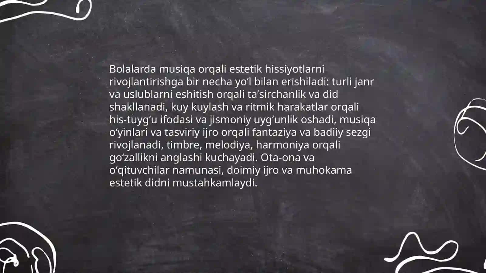 Estetik tarbiya musiqaviy tarbiya vositasi sifatida 4