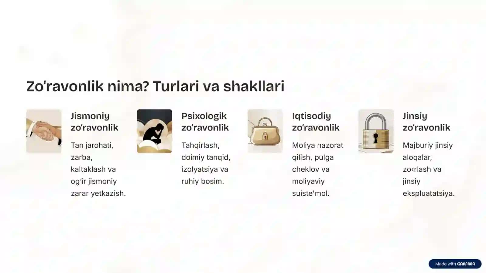 Bolalarda zo’ravonlik sabablari va oqibatlari, uni oldini olish choralar 4