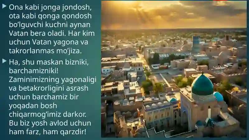 O‘zbekiston–yagonaVatan 4