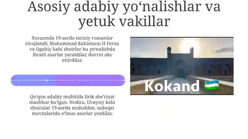 Xorazm, Qo'qon, Toshkent adabiy muhitlari 4