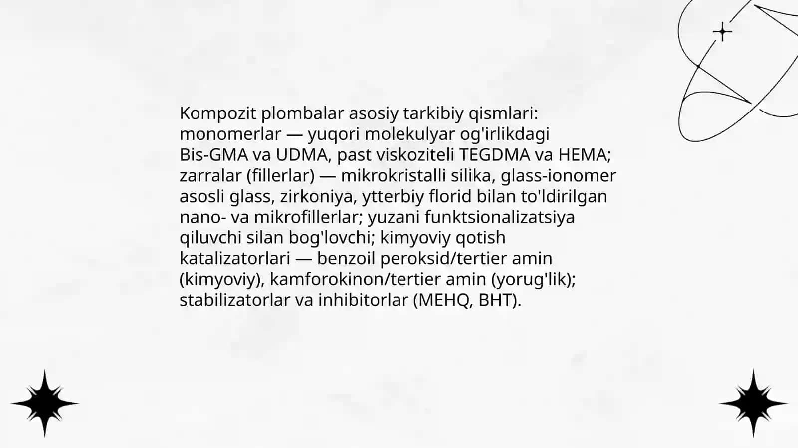 Kimyoviy qotuvchi kompozit plombalar 4
