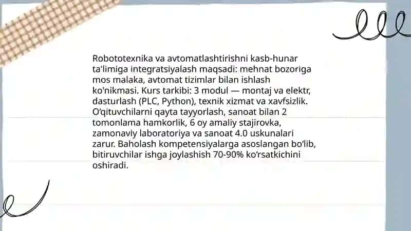 Ishlab chiqarish va ta'linda texnologiya 4