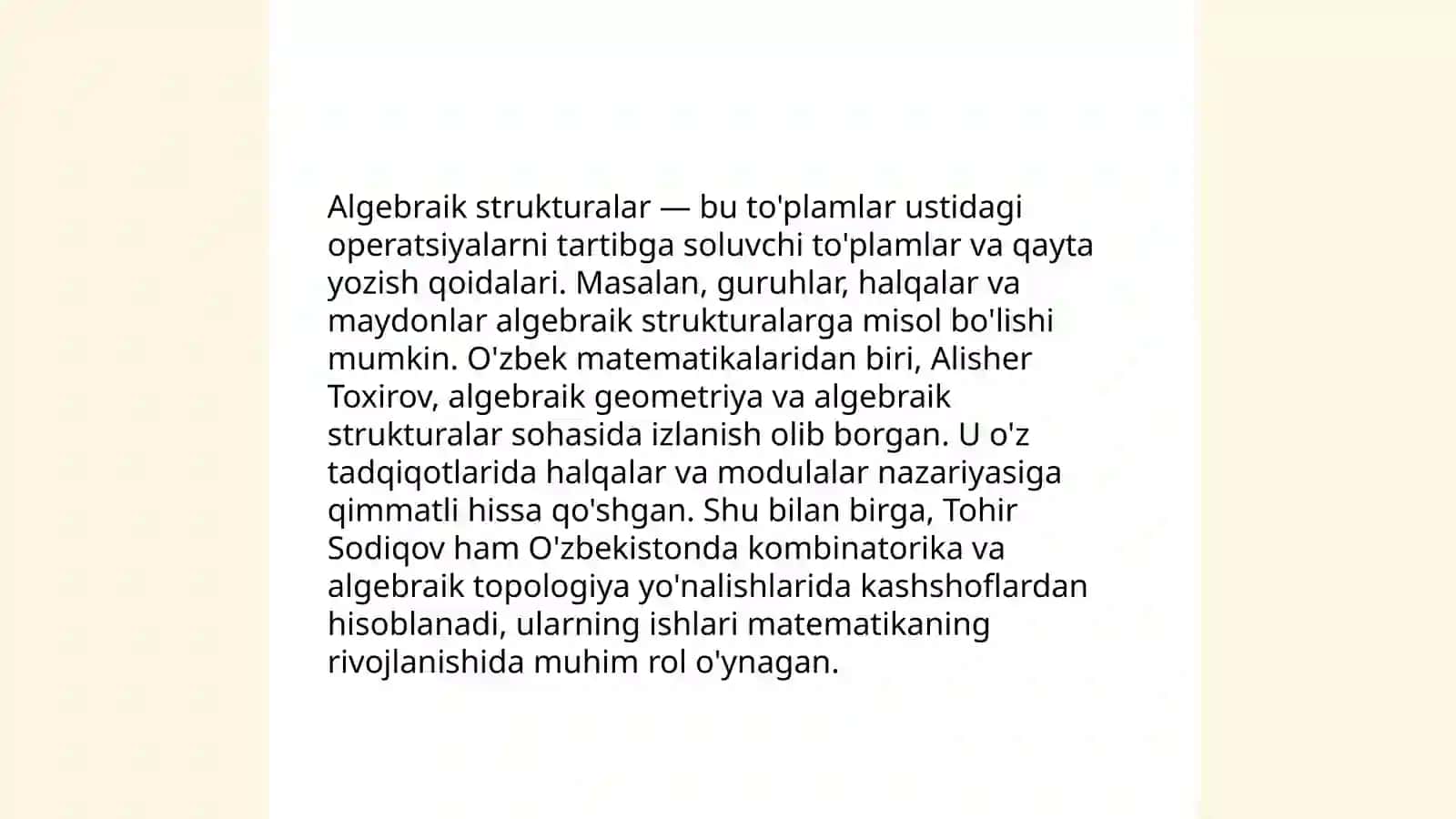 O'zbek olimlarining matematik tahlil sohasidagi hissasi 4