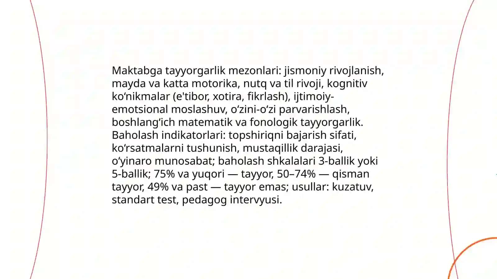 Maktabga tayyorgarlik diagnostikasi 4