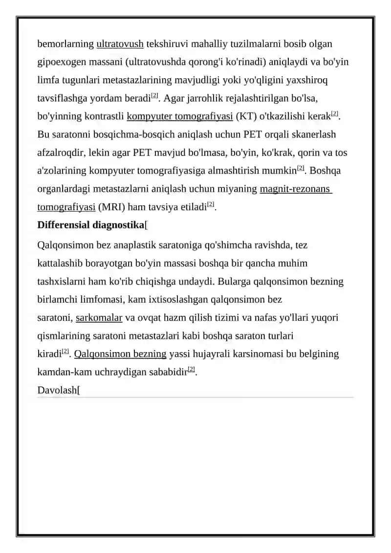 Qalqonsimon bez saraton 4