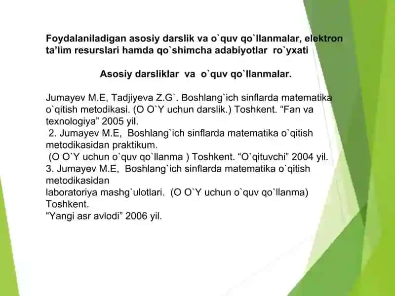 Boshlang’ich sinflarda matematika o’qitishni tashkil qilishda interfaol metodlarda foydalanish 4