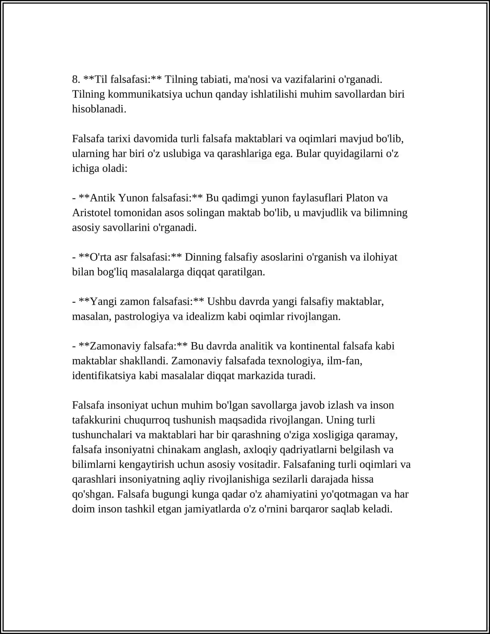 FALSAFANING ASOSIY QONUNLARI VA KATEGORIYALARI 4