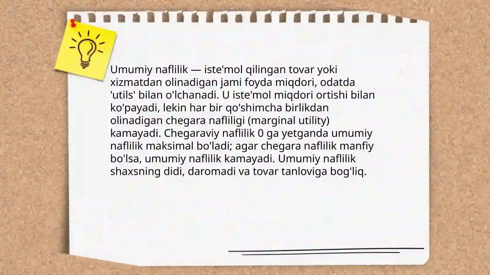 Naflilik va chekli naflilik 4