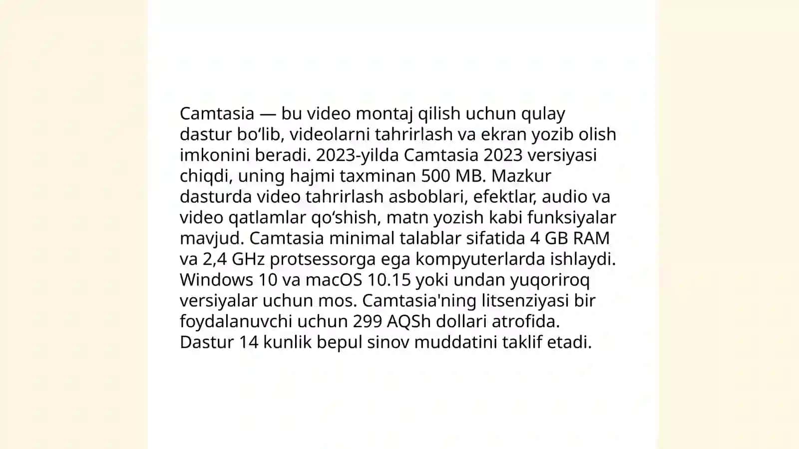 Camtasia Studio,Ispiring Campro,capture,Bandicam dasturlari va ularning imkoniyatlari 4