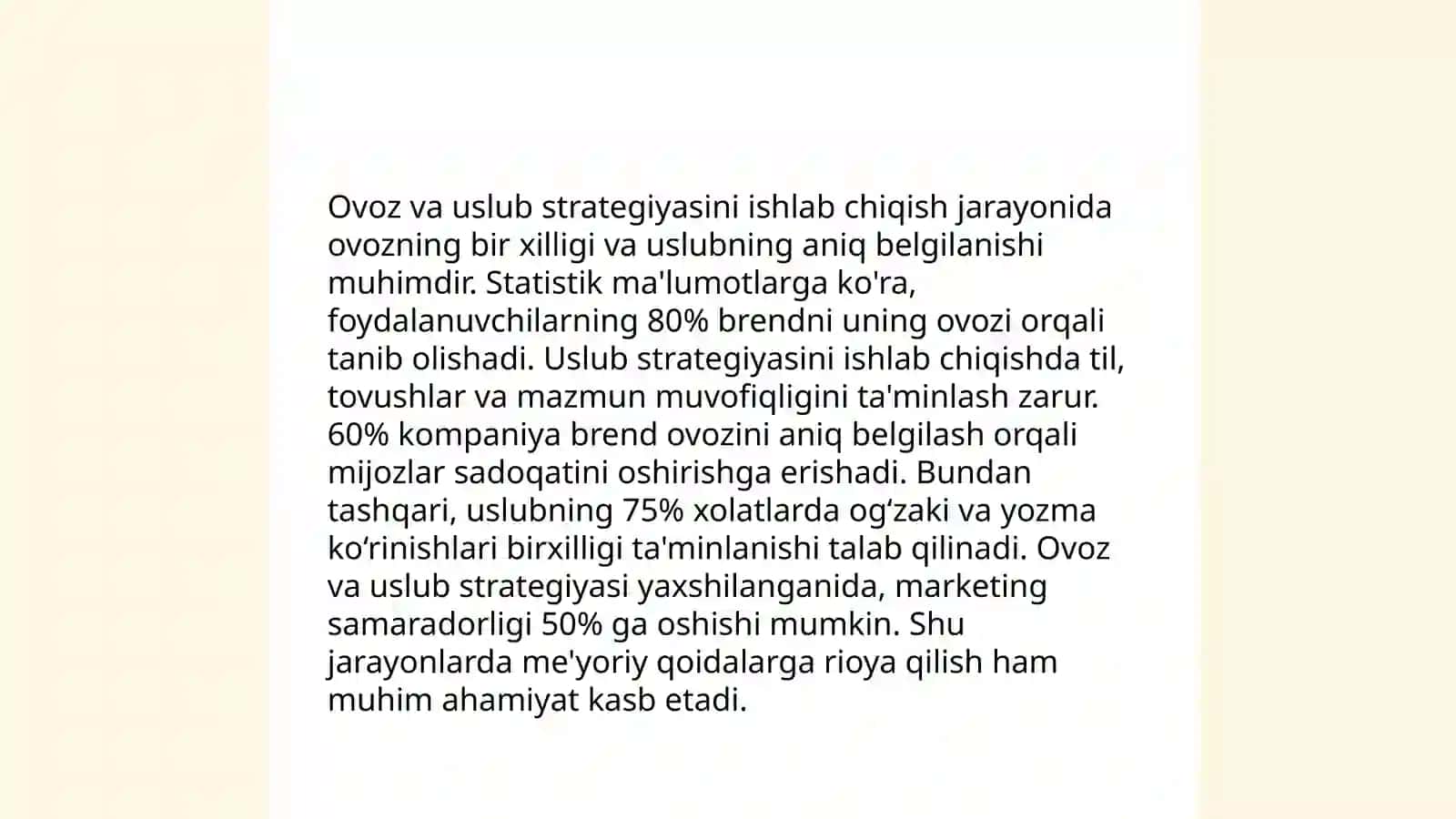 Brendni ijtimoiy tarmoqda o'rnatish va rivojlantirish 4