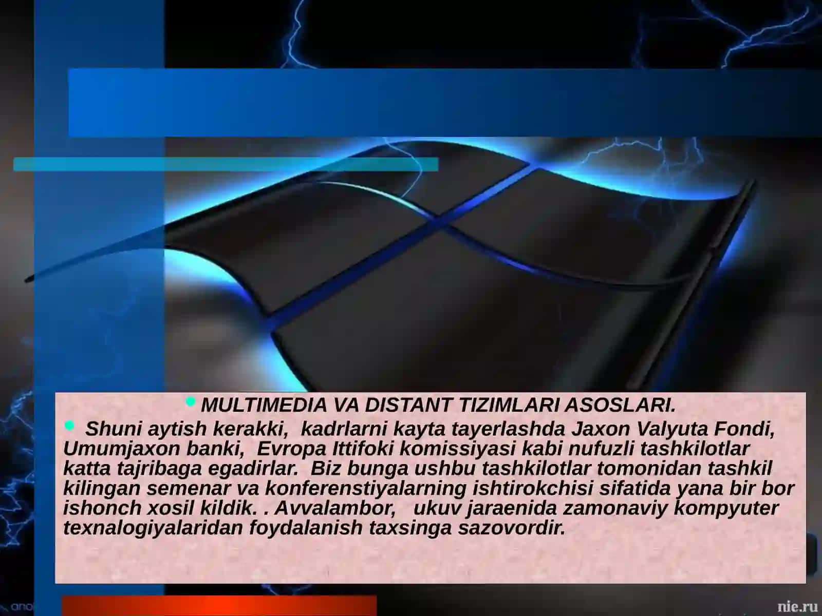 MULTIMEDIA VOSITALARI 4