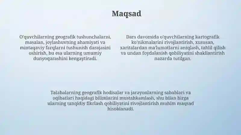 Geografik hududlar, tabiiy geografiyasi 4