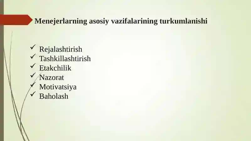 Menejer va rahbarlik uslubi tushunchasi 4