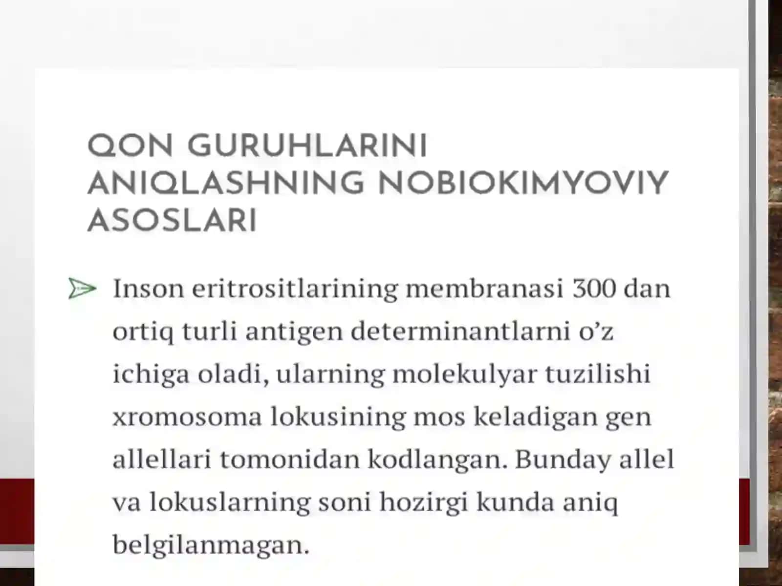 Qon guruhlari va rezus faktorni aniqlash 4