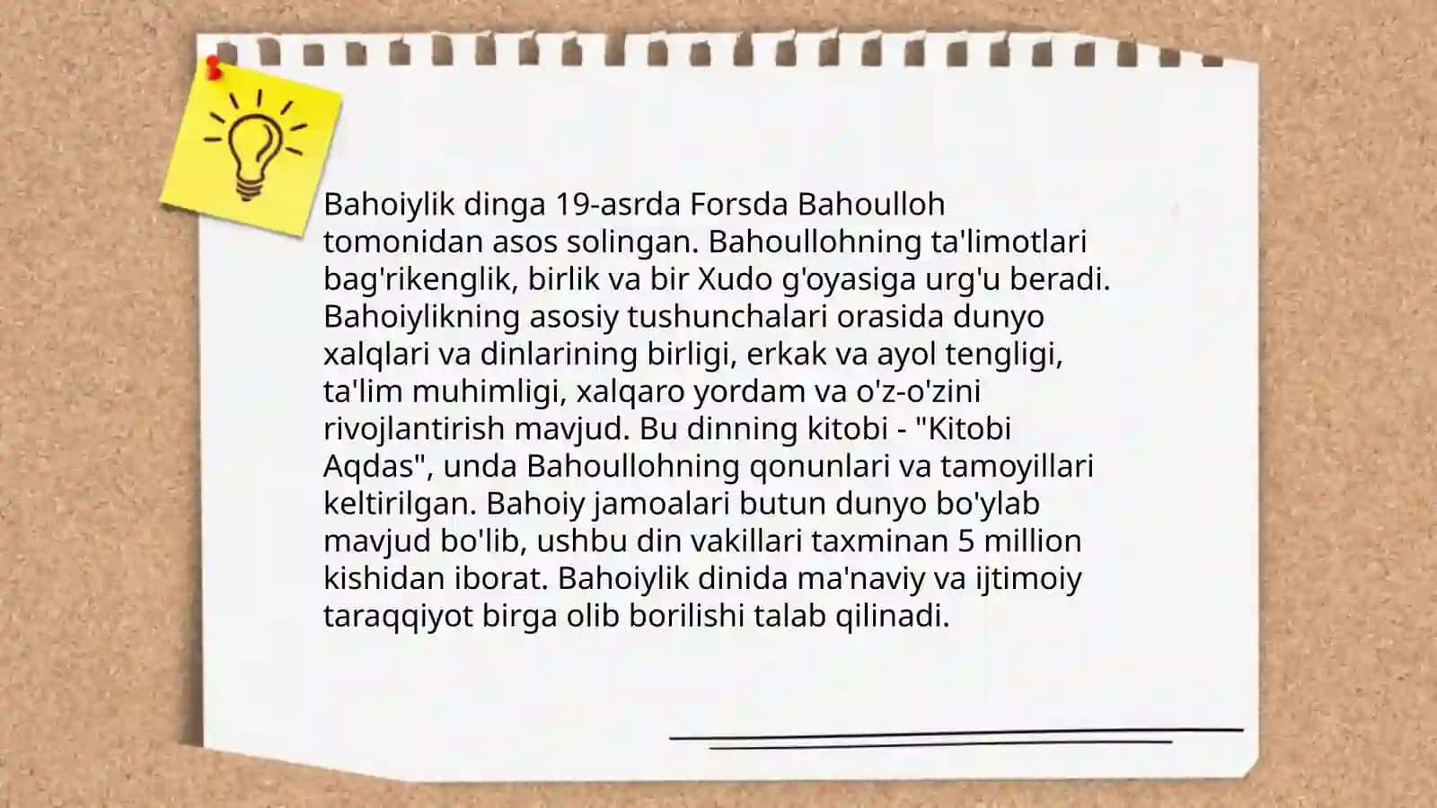 Bahoiylik Ta'limoti 4