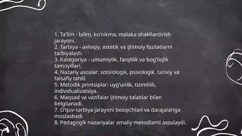 Pedagogika va ijtimoiy pedagogika kategoriyalar 4