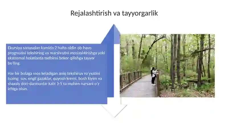 Bolalarni tabiat bilan tanishtirish ekskursiya va sayrlarni tashkil etish 4