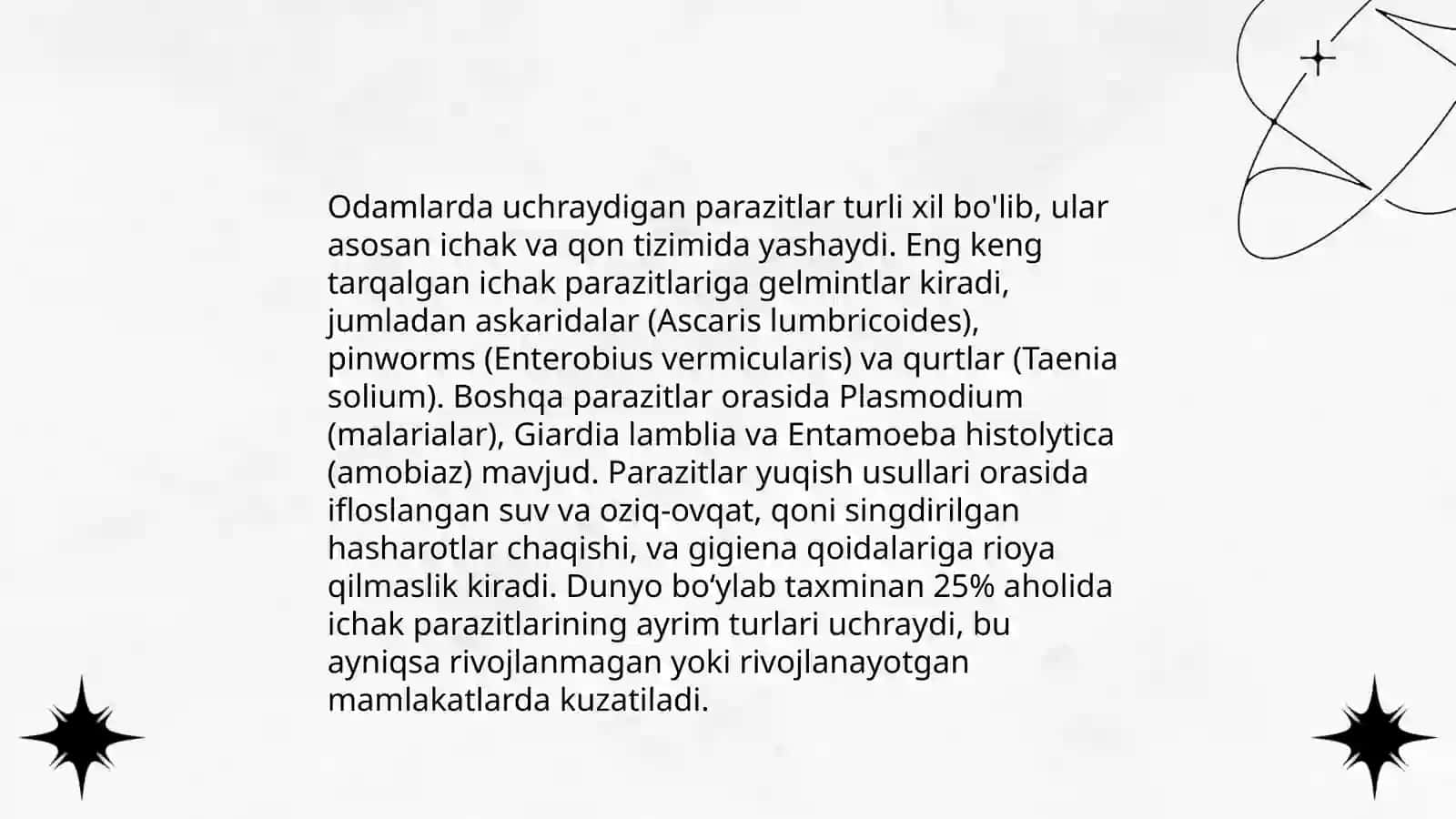 Gelmintlar -odam parazitlari 4