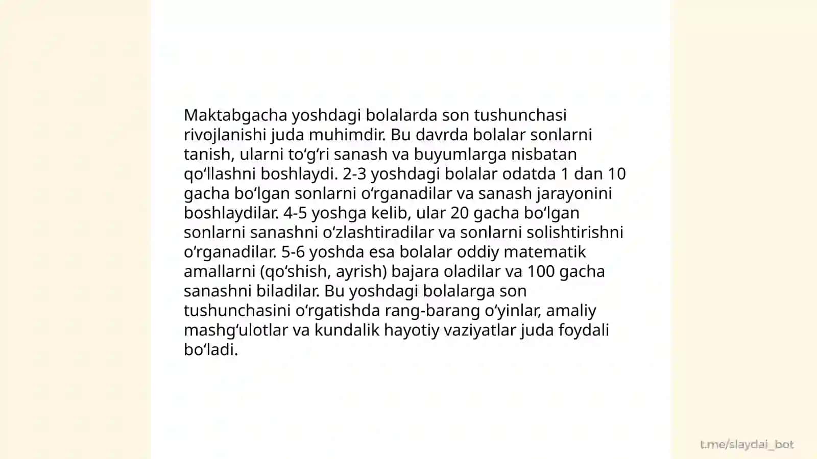 Matematik tasavvurlarni shakllantirish nazariyasi va texnologiyalari 4