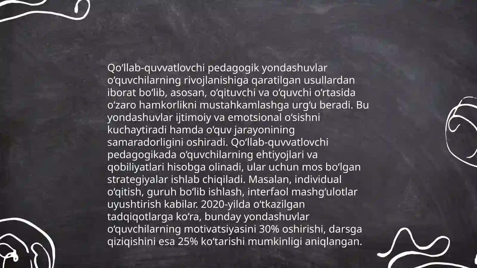 Inklyuziv ta'lim sinflari va boshlang‘ich tayanch korreksion sinflarga qabul qilinmaydigan bolalar toifalari haqida tushuncha 4