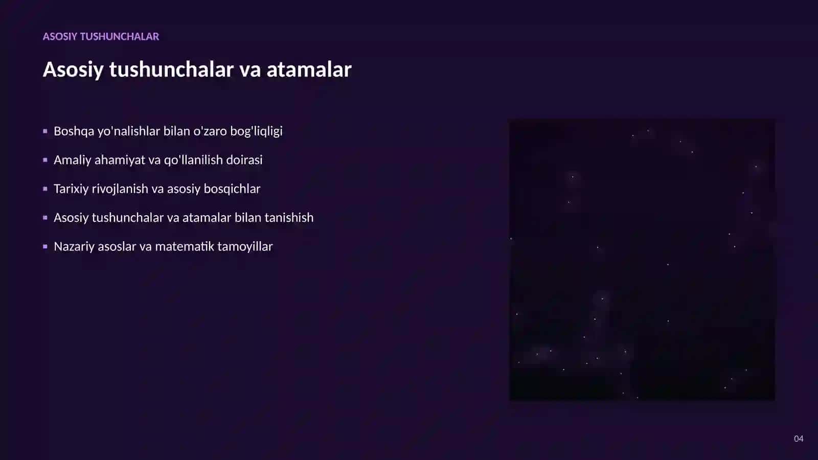 SUN'IY INTELLEKT • AI VA KATTA MA'LUMOTLAR 4