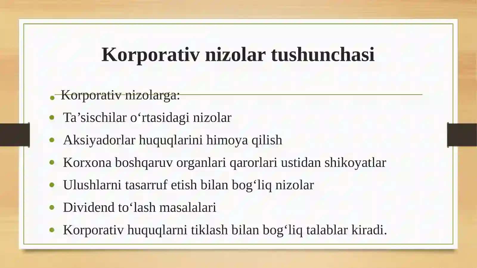 Korporativ nizolar bo‘yicha da’vo arizasi 4