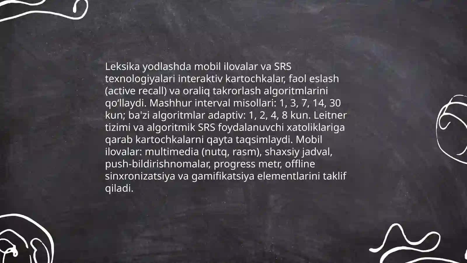 Leksikani o'rgatish 4