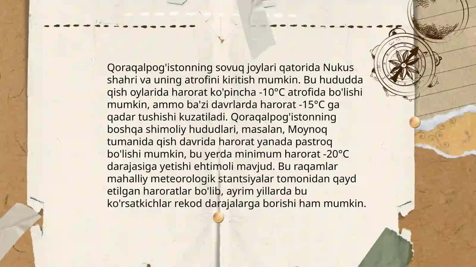 Oʻlkamizdagi sovuq va issiq joylar 4