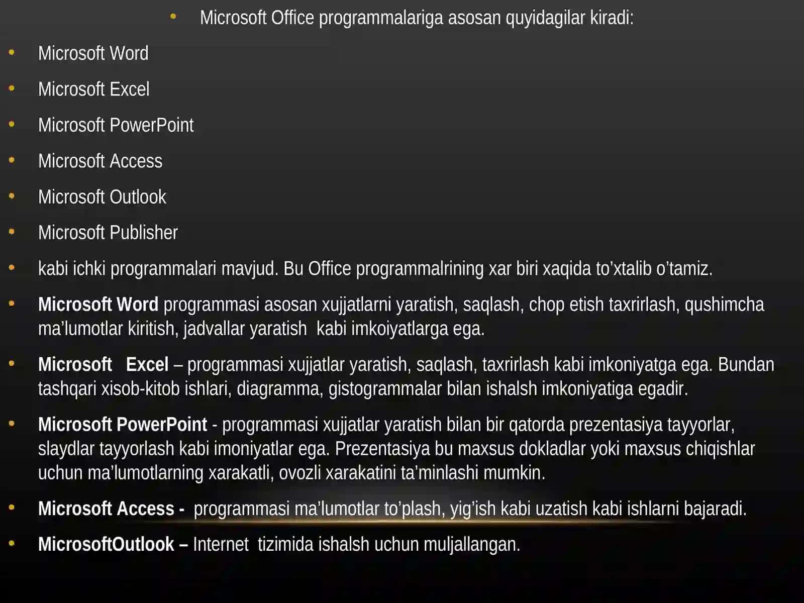 Wordda rasmlar va obyektlar bilan ishlash 4