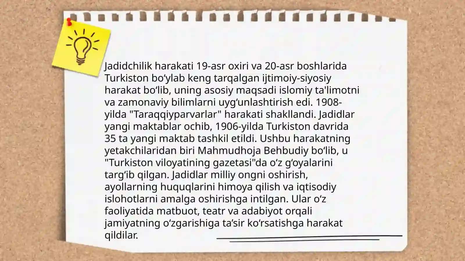 Jadidchilik harakati asoslari 4