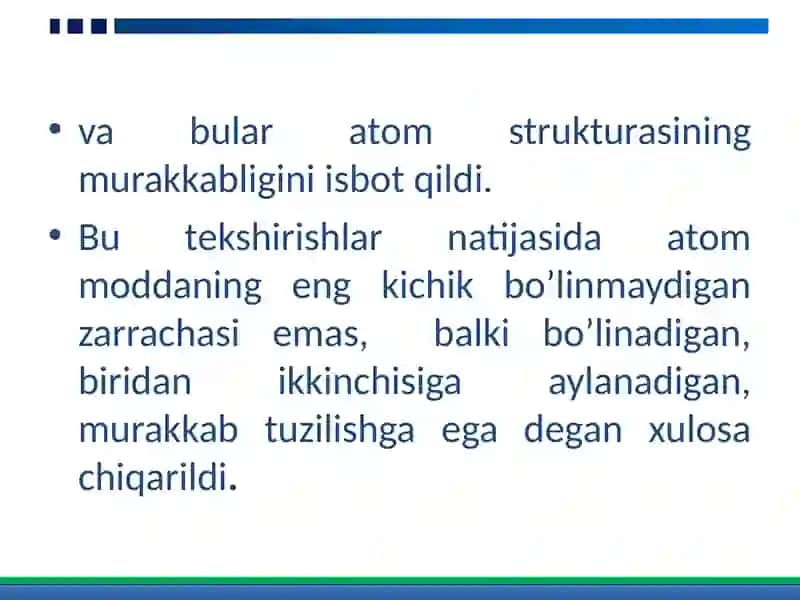 XX asr kimyosining xarakterli belgilari va XXI asr kimyosining rivojlanishi 4
