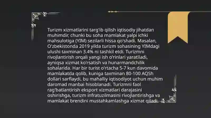 Turizm marketingini iqtisodiy tasiri 4