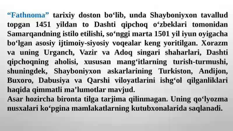 O‘RTA OSIYONING XVI-XVII ASRLAR TARIXIGA OID YOZMA MANBALAR 4
