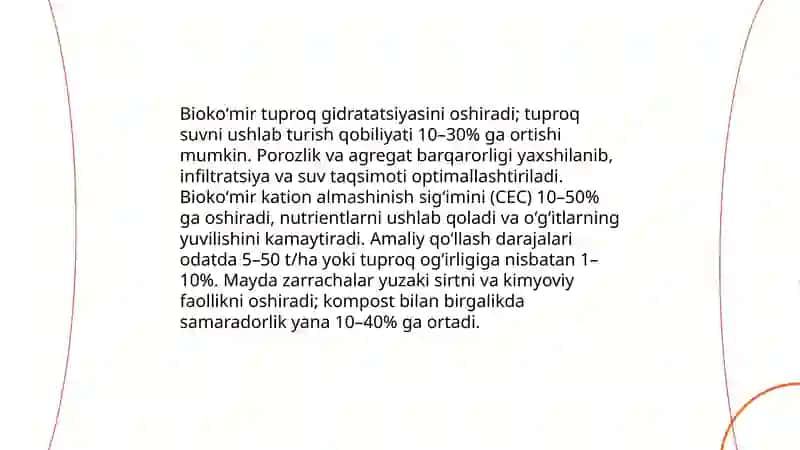 Tuproqning fizik-mexanik va agrokimyoviy xossalarini yaxshilash yoʻllari 4