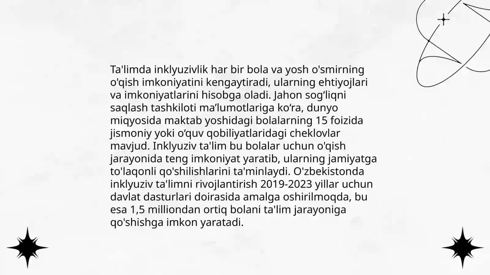 Inklyuziv ta'lim va xalqaro huquqlari 4