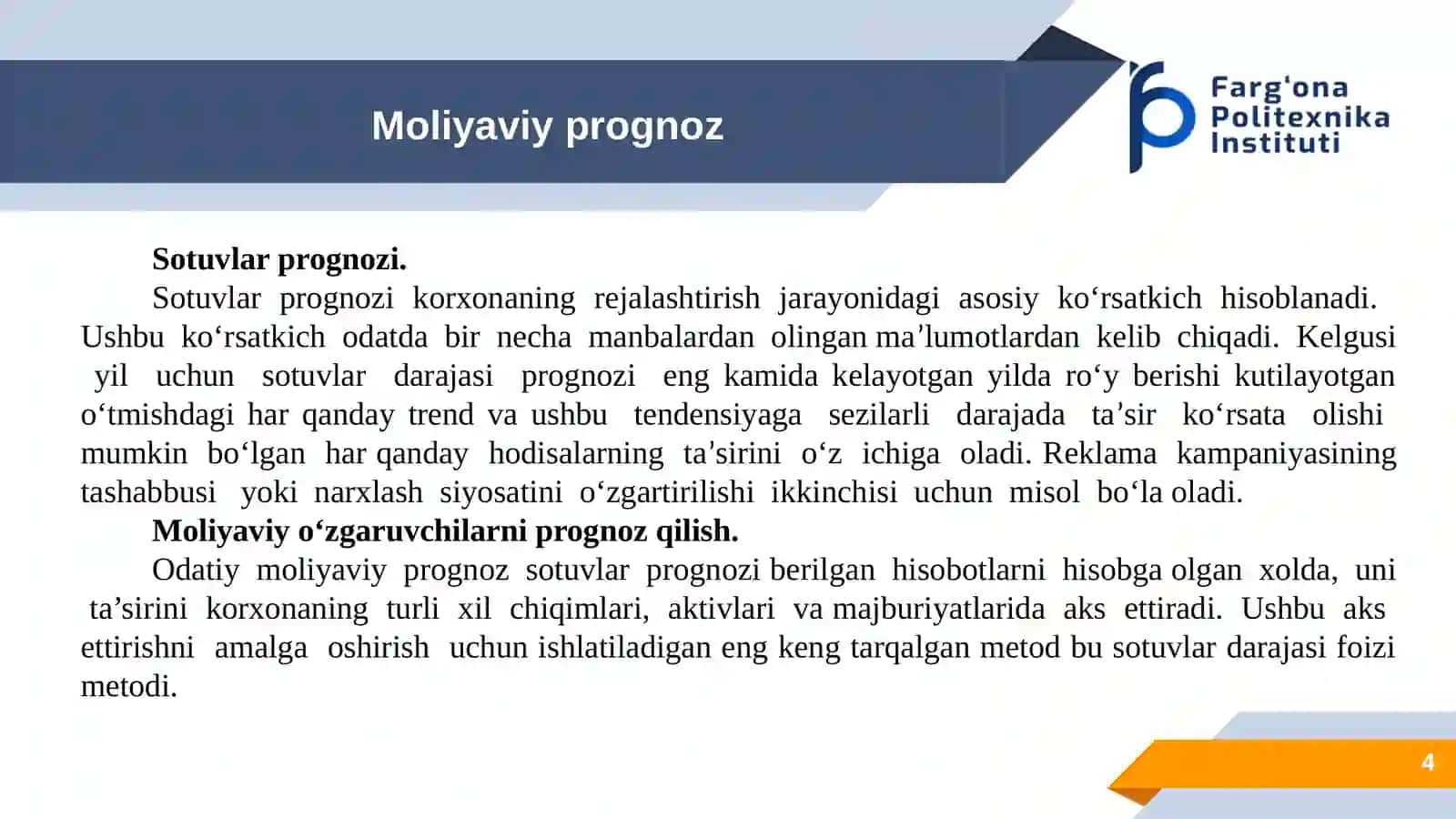 Inson hayotida moliyaviy rejalashtirish 4