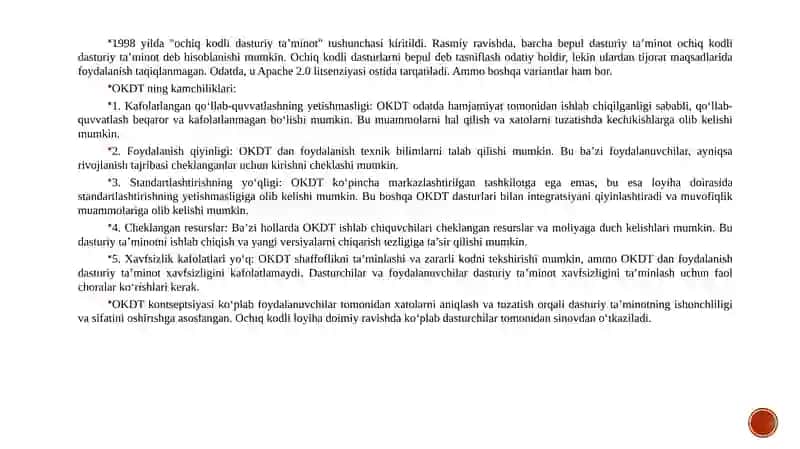 OCHIQ KODLI VA BEPUL DASTURIY VOSITALARDAN FOYDALANISHDAGI ETIK MASALALAR 4