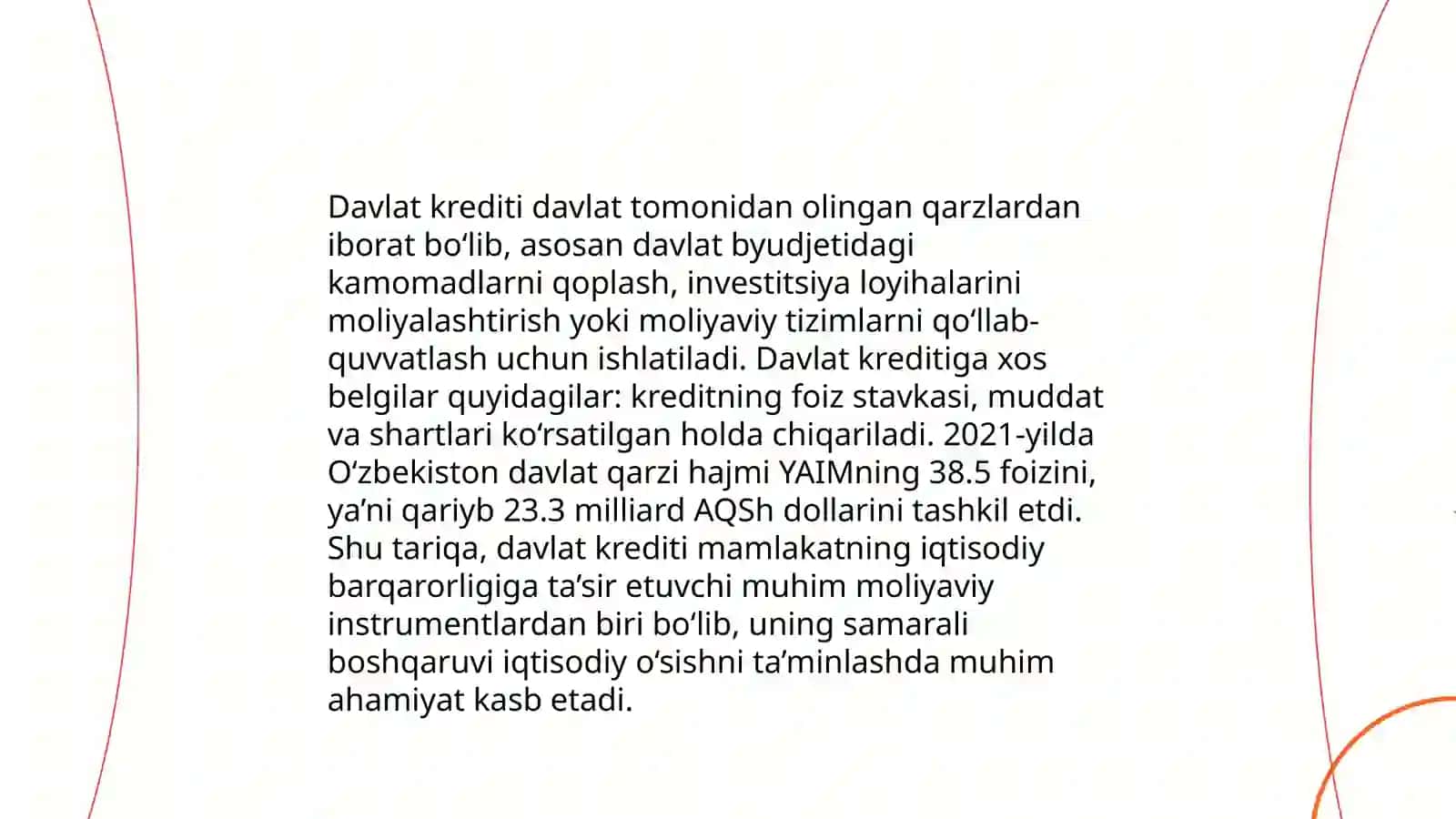 Davlat kreditining mazmun-mohiyati va funksiyalari 4