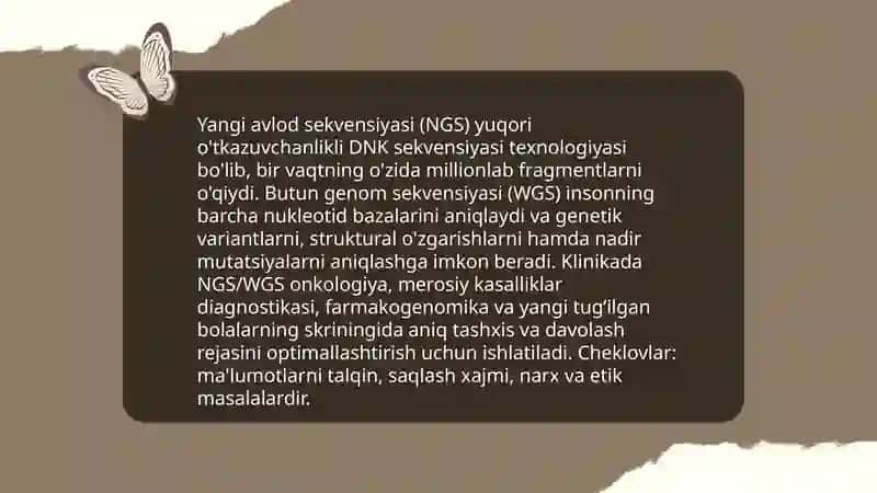 Odam genetikasi örganish usullari va Tibbiyotdagi ahamiyati 4