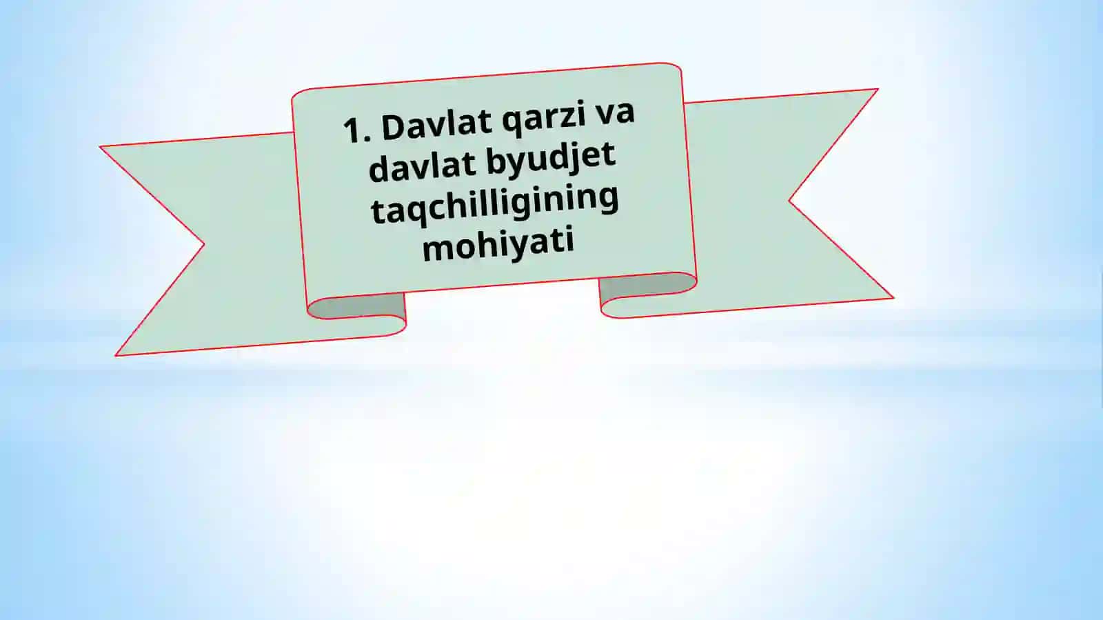 DAVLAT QARZI VA DAVLAT BYUDJET TAQCHILLIGI 4