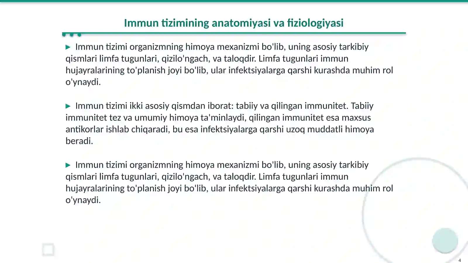 Immunodefitsit holatlar patologik fiziologiya 4