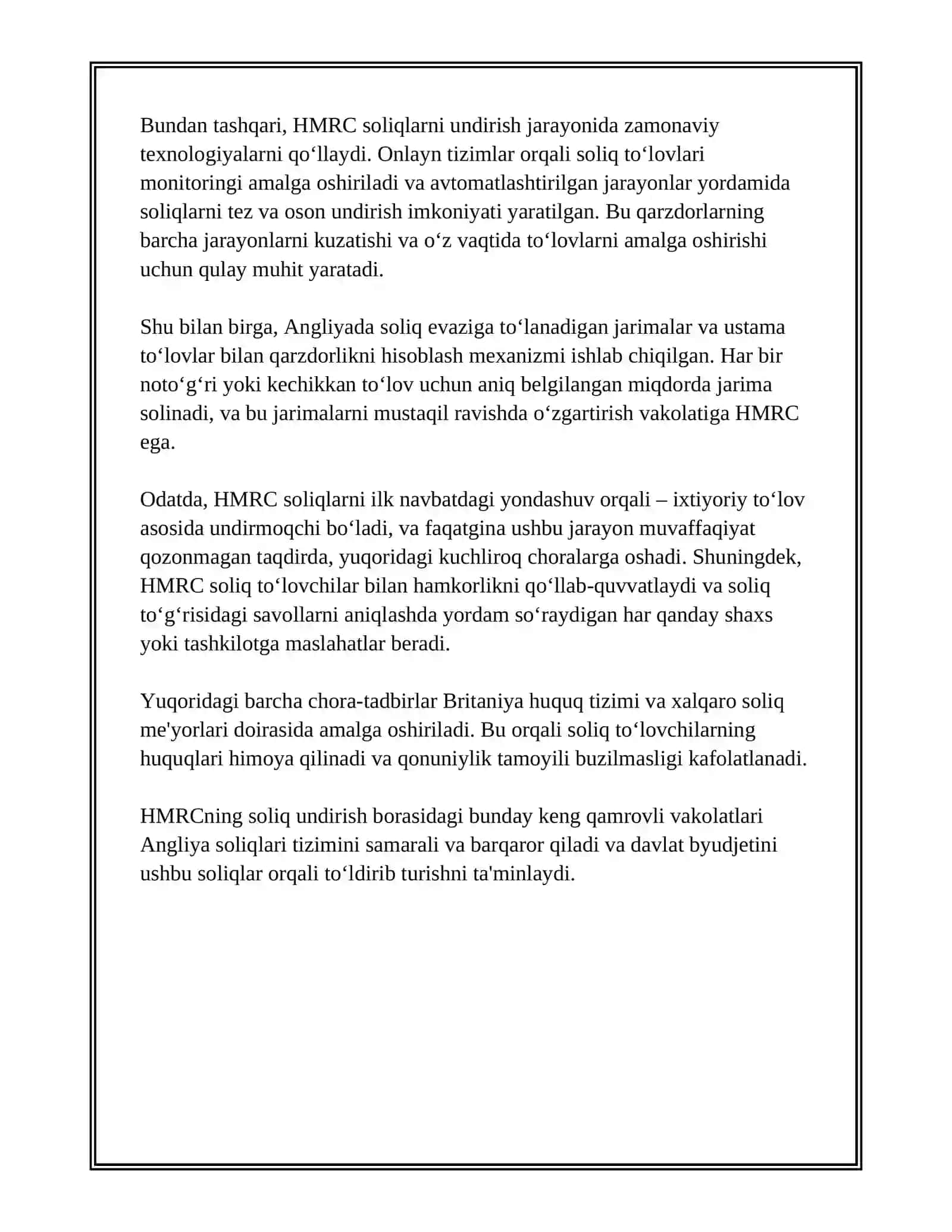ANGLIYADA SOLIQ QARZINI UNDIRISH TARTIBI 4